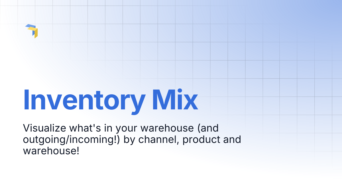 Inventory Mix | Using the Web-App | Drivepoint Help